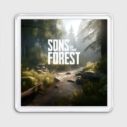 Магнит 55*55 Sons of the forest - ручей