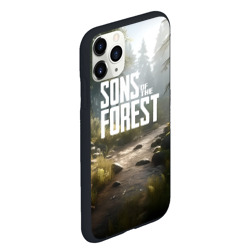 Чехол для iPhone 11 Pro Max матовый Sons of the forest - ручей - фото 2