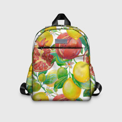 Лимоны и гранаты – Детский рюкзак 3D с принтом купить со скидкой в -33%