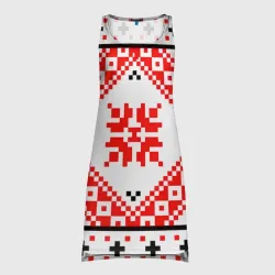 Платье-майка 3D Удмуртский стиль