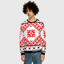 Мужской свитшот 3D Удмуртский стиль - фото 2