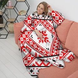 Плед с рукавами Удмуртский стиль - фото 2