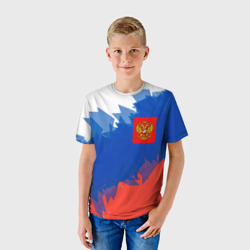 Детская футболка 3D Я патриот России - фото 2