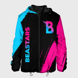 Мужская куртка 3D Beastars - neon gradient: надпись, символ