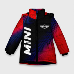 Зимняя куртка для девочек 3D Mini красный карбон