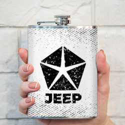 Фляга Jeep с потертостями на светлом фоне - фото 2