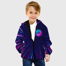 Детская куртка 3D Fiat neon Speed lines - фото 2