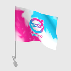 Флаг для автомобиля Volvo neon gradient style