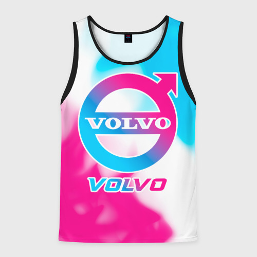 Мужская майка 3D Volvo neon gradient style, цвет 3D печать