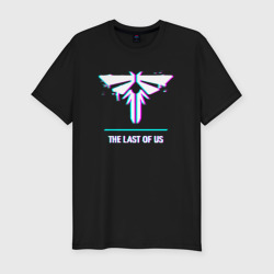 Мужская футболка хлопок Slim The Last Of Us в стиле glitch и баги графики