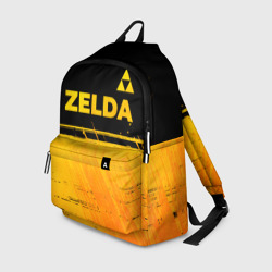 Рюкзак 3D Zelda - gold gradient: символ сверху