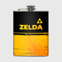 Фляга Zelda - gold gradient: символ сверху