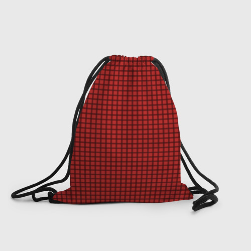 Рюкзак-мешок 3D Мелкая красная клетка