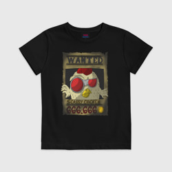 Детская футболка хлопок Chicken Gun - Wanted Scarry Chicken 666: Плачущая курица
