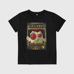 Детская футболка хлопок Chicken Gun - Wanted Scarry Chicken 666: Плачущая курица