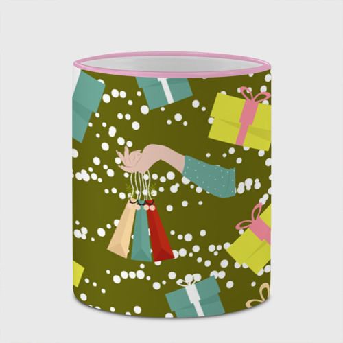 Кружка с полной запечаткой Подарки и сувениры, цвет Кант розовый - фото 4
