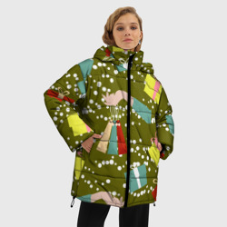 Женская зимняя куртка Oversize Подарки и сувениры - фото 2