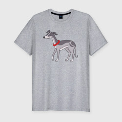 Мужская футболка хлопок Slim Greyhound