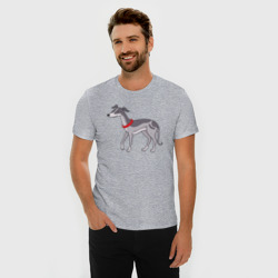 Мужская футболка хлопок Slim Greyhound - фото 2