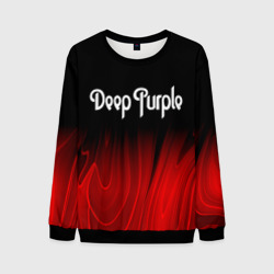 Мужской свитшот 3D Deep Purple red plasma