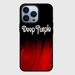 Чехол для iPhone 13 Pro Deep Purple red plasma