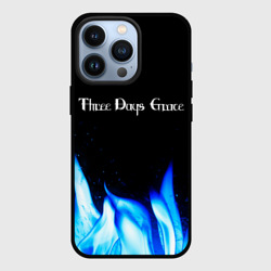 Чехол для iPhone 13 Pro Three Days Grace blue fire