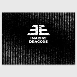 Поздравительная открытка Imagine Dragons с потертостями на темном фоне