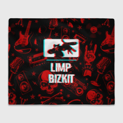 Плед 3D Limp Bizkit rock glitch