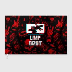 Флаг 3D Limp Bizkit rock glitch