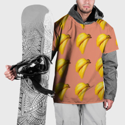 Накидка на куртку 3D Желтые бананы