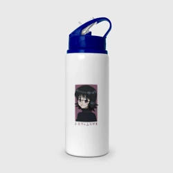 Бутылка для воды с трубочкой Шизуку Мурасаки