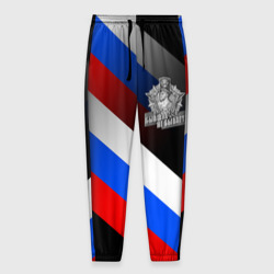 Мужские брюки 3D Пограничные войска - флаг РФ
