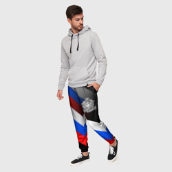 Мужские брюки 3D Пограничные войска - флаг РФ - фото 2