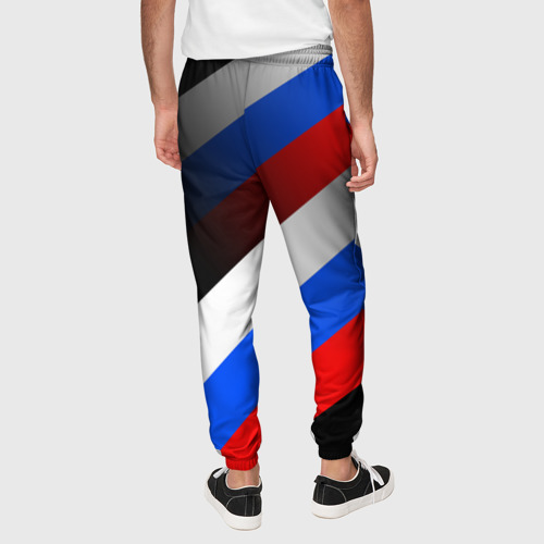 Мужские брюки 3D Пограничные войска - флаг РФ, цвет 3D печать - фото 5