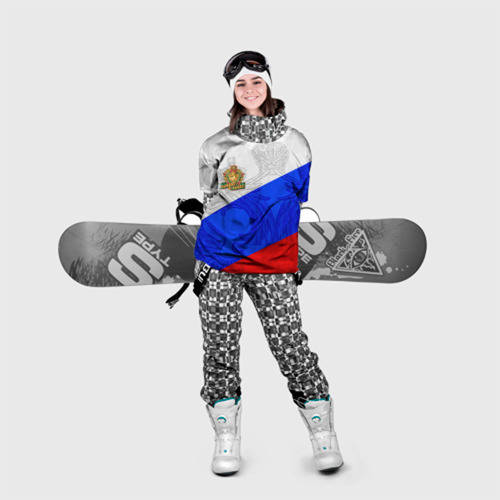 Накидка на куртку 3D Россия - пограничные войска, цвет 3D печать - фото 5