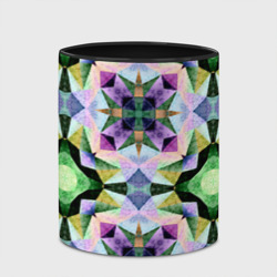 Кружка с полной запечаткой Разноцветная мраморная мозаика - фото 2