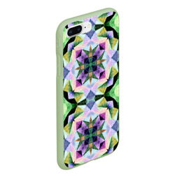 Чехол для iPhone 7Plus/8 Plus матовый Разноцветная мраморная мозаика - фото 2