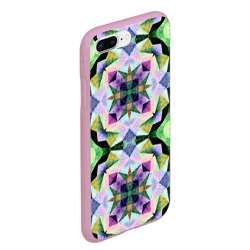 Чехол для iPhone 7Plus/8 Plus матовый Разноцветная мраморная мозаика - фото 2