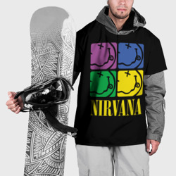 Накидка на куртку 3D Nirvana - смайлы