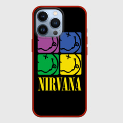 Чехол для iPhone 13 Pro Nirvana - смайлы