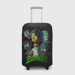 Чехол для чемодана 3D Zombie Simpsons