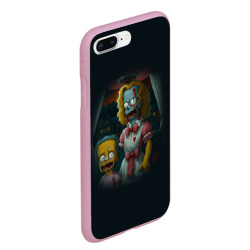 Чехол для iPhone 7Plus/8 Plus матовый Зомби Симпсоны - фото 2