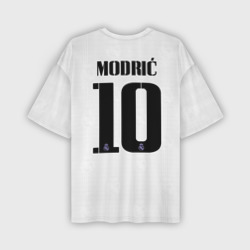 Мужская футболка oversize 3D Лука Модрич Реал Мадрид форма 22-23 домашняя