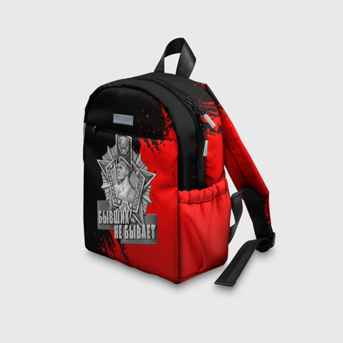 Детский рюкзак 3D Погран служба - красные разводы - фото 5