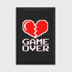 Ежедневник Game Over на красном фоне