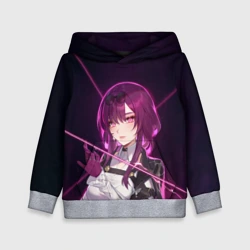 Детская толстовка 3D Кафка на фоне звёздного неба