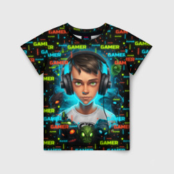 Детская футболка 3D Gamer boy
