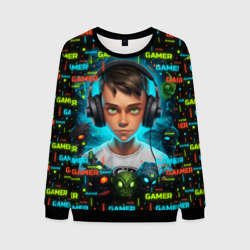 Мужской свитшот 3D Gamer boy