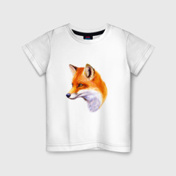 Лисичка красавица – Детская футболка хлопок с принтом купить со скидкой в -20%