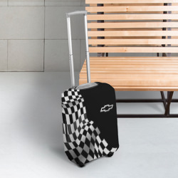 Чехол для чемодана 3D Chevrolet racing flag - фото 2